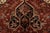 Heriz Rug 9’10” X 12’4” Red Wool Traditional Hand-Knotted Oriental Carpet For Sale - Image 11 of 15