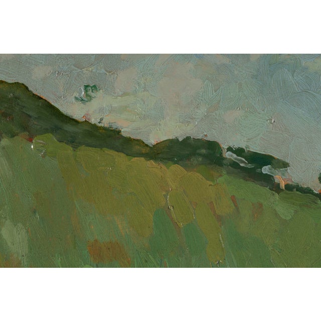 Henri Dufaux, Haitian Landscape with Figures on a Red Earth Path, Oil Painting For Sale - Image 3 of 14