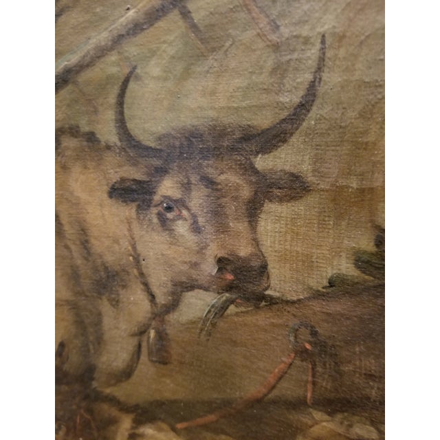 Brown 18th Century French Trumeau Mirror For Sale - Image 8 of 11