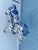 Blue Vintage Blue & White Ceramic Tang Dynasty War Horse For Sale - Image 8 of 12