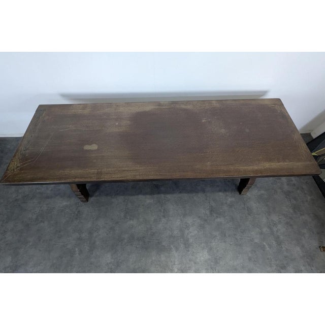 Spanish Table in Solid Oak For Sale - Image 3 of 8