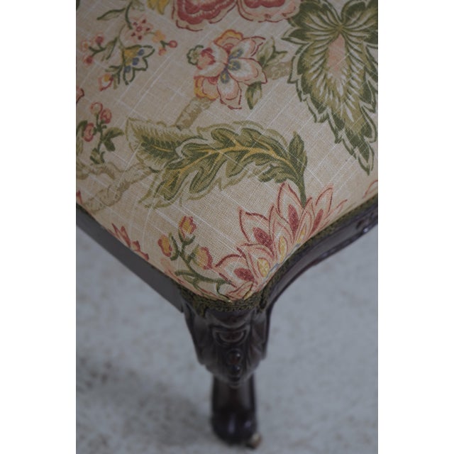 Antique Victorian Belter Walnut Small Scale Accent Chair For Sale - Image 10 of 18