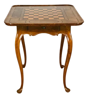 German Baroque Chess Table, 1750