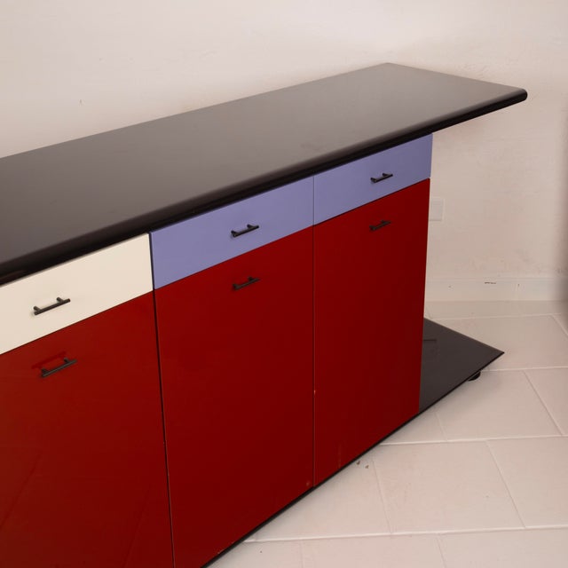 Kinu Sideboard by Motomi Kawakami for Arflex, 1980s For Sale - Image 16 of 18