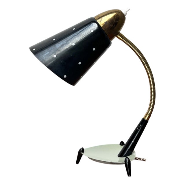 Mid-Century Modern German Tripod Table Lamp, 1950s For Sale
