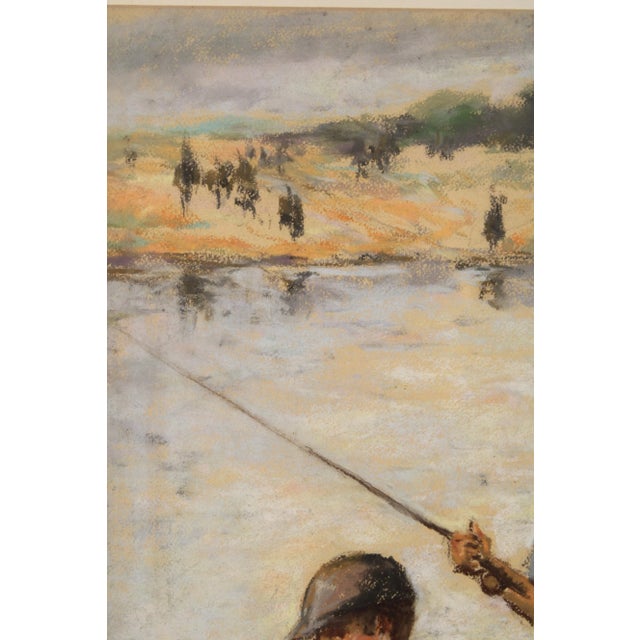 1950s Pastel on Paper by Julian Joseph (1882-1964) For Sale - Image 5 of 13