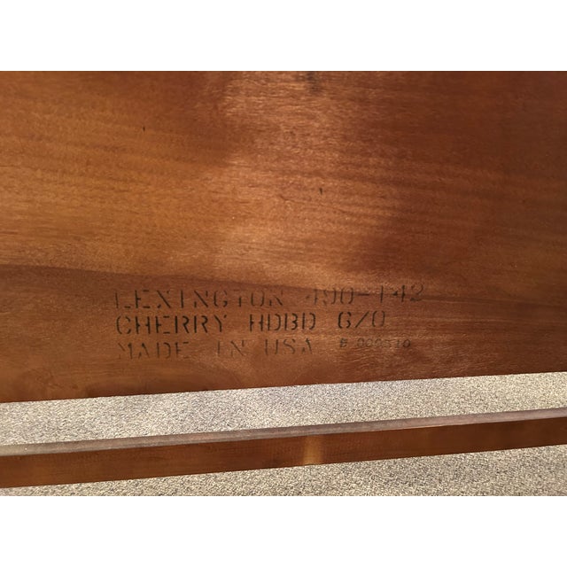 Chippendale Lexington Cherry King Headboard For Sale - Image 3 of 3