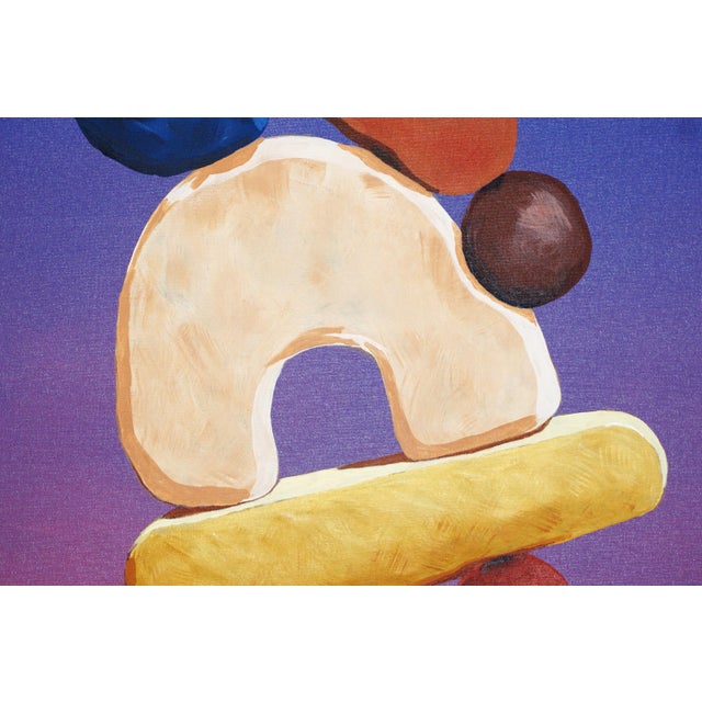 2026, Kinetic Sculpture of Terra Cota Totem, Acrylic Paint on Canvas, Organic Modern Shapes on Earth Tones by Ryan Rivadeneyra For Sale In Miami - Image 6 of 8