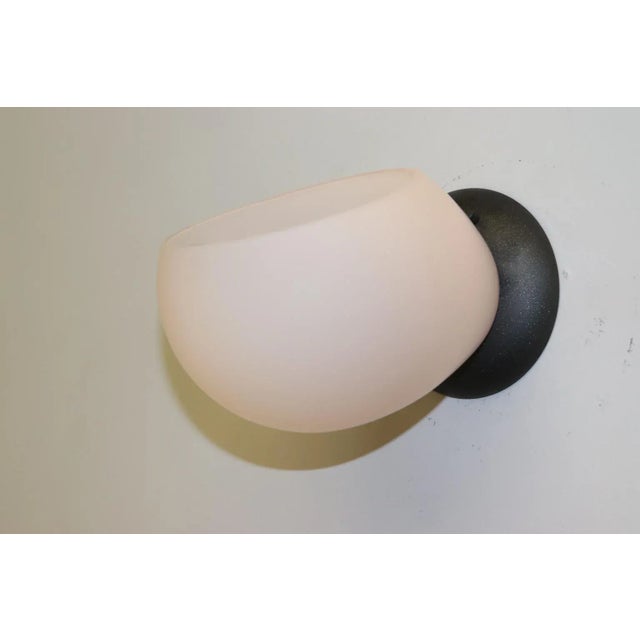 Late 20th Century Modern Murano Rose Glass Wall Lamp For Sale - Image 5 of 13