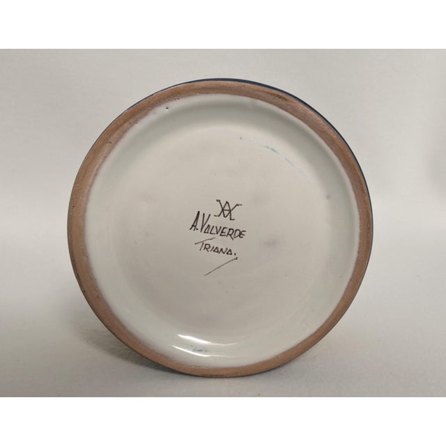 Vintage Spanish Ceramic Lidded Bowl For Sale - Image 10 of 11