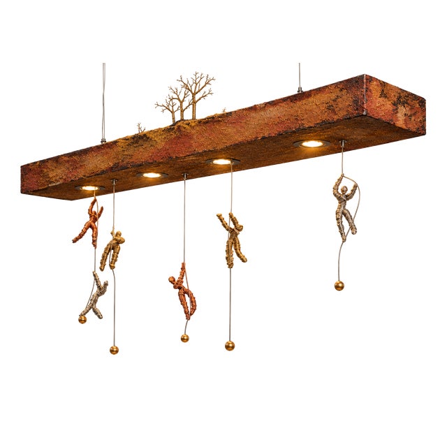 Pendant Light by Frankie Cesare For Sale