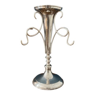 1900’s Silver Plated Epergne Bud Vase For Sale