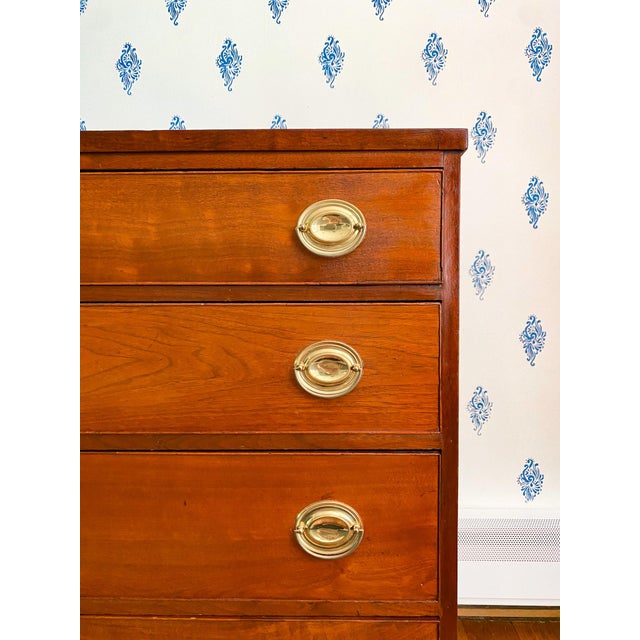 Antique Early 1800s Southern Neoclassical Mahogany Chest of Drawers, Likely Virginia For Sale In Richmond - Image 6 of 14