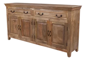 Jamya 69" Solid Wood Sideboard, Oak