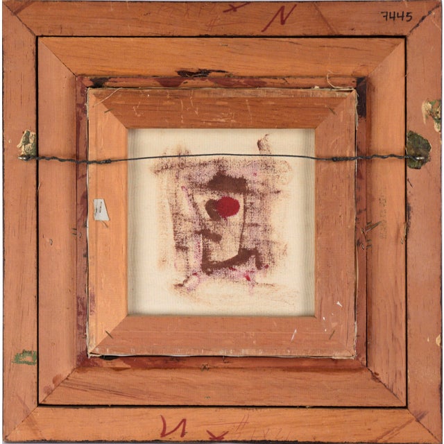 White Crying Clown Portrait in Oil on Canvas by John Peers For Sale - Image 8 of 8