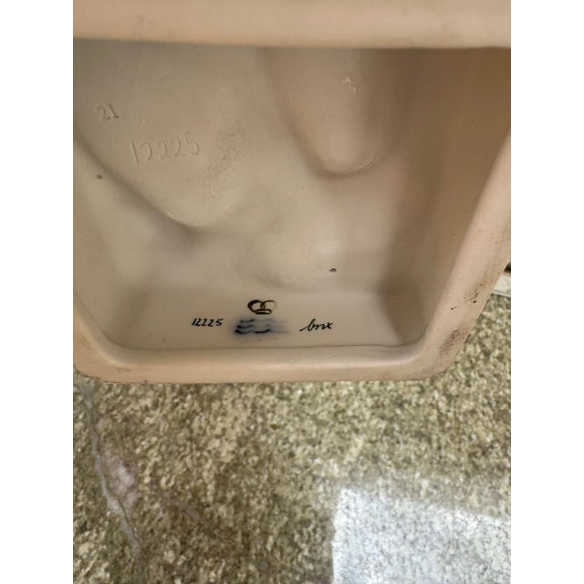 Pair of Early 1900s Royal Copenhagen Figurines Carl Martin-Hansen Man and Woman From Greenland For Sale - Image 11 of 16