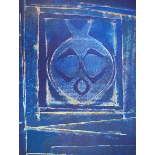 Max Ernst (1891-1976) Composition with Blue Vase Original color stencil On fine vellum, 24 x 31 cm (approx. 9 x 12 inches)...