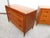 Brown Mid Century Heritage Walnut 3 Drawer Chest of Drawers ~ Pair of Dressers For Sale - Image 8 of 17