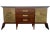 Art Decò Sideboard in Solid Lacquered & Painted Mahogany For Sale
