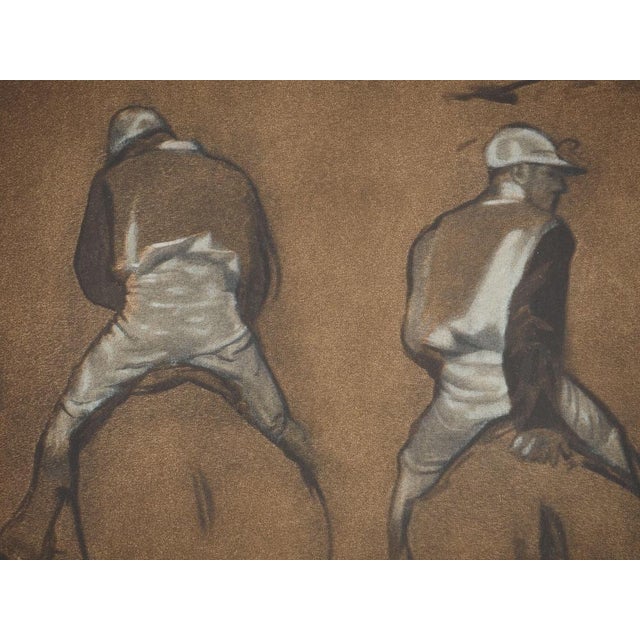 Edgar Degas, The Four Jockeys, Lithograph and Stencil For Sale - Image 4 of 5