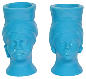 H14 Griffin & Mata Vases fom Crita Ceramiche, Set of 2