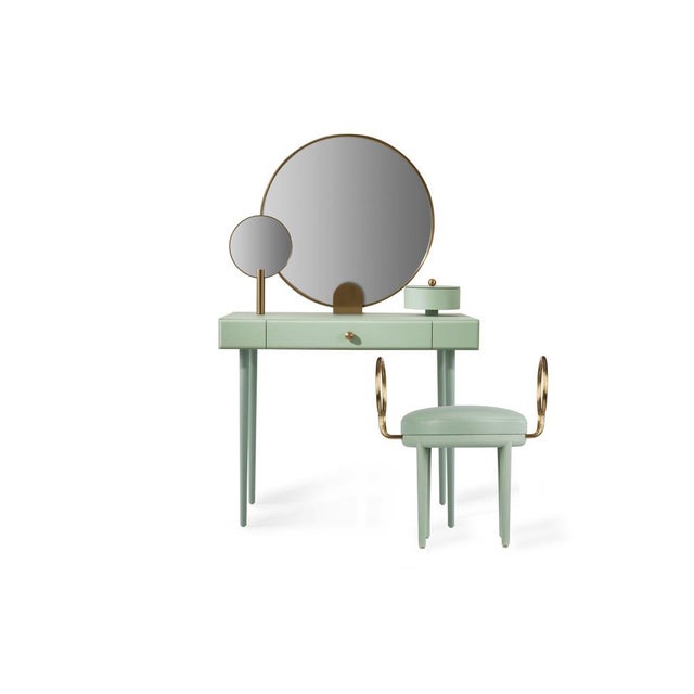 Rose selavy vanity desk with stool by thomas dariel, maison dada measures: vanity desk • w 94 x d 59 x h 139.5 cm stool •...