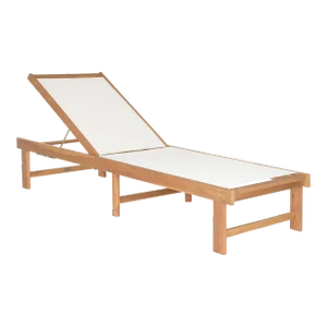 Outdoor Lounge Chair in Natural