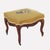 Antique Rococo Revival Rosewood Footstool With Floral Needlepoint C1890 For Sale - Image 4 of 8
