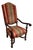 Vintage Open Arm English Chair For Sale