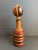 Vintage Italian Leather Wrapped Decanter Mid Century Modern Made in Italy 14" For Sale - Image 12 of 12