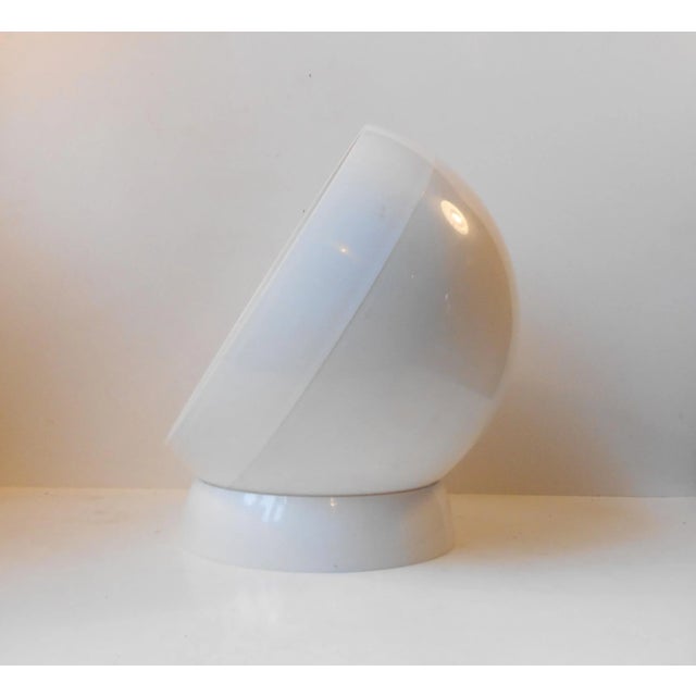 Contemporary Spherical Danish Space Age Acrylic Table Mirror, 1970s For Sale - Image 3 of 8