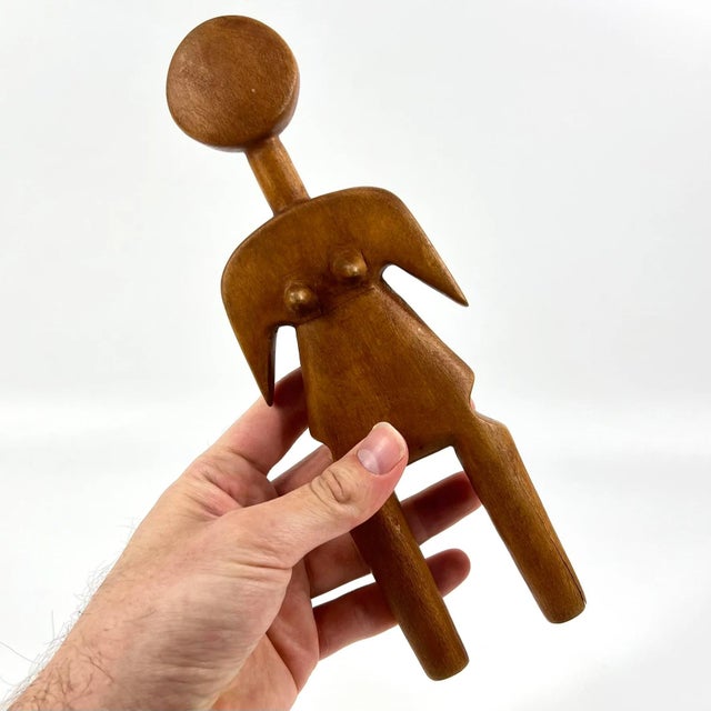 Early 20th Century Ewe Wooden Doll Togo For Sale In Denver - Image 6 of 6