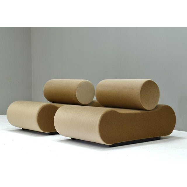 Corbi Lounge Chairs in Mohair by Klaus Uredat for Cor, Germany, 1969, Set of 2 For Sale - Image 3 of 18