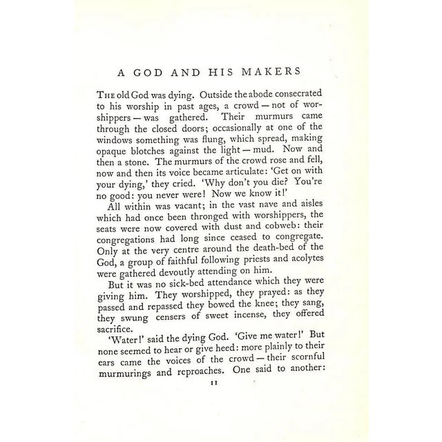 1930s "What Next? Provocative Tales of Faith and Morals" 1938 Housman, Laurence For Sale - Image 5 of 5