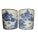 Beautiful pair 19th century Chinese brush wash pots in excellent condition. Blue and white celadon glaze, pagoda landscape...