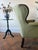 Pair of 2 Mid-20th Century Vintage Hollywood Regency / Art Deco Revival Wingback Accent Chairs in Pristine Condition For Sale - Image 10 of 15