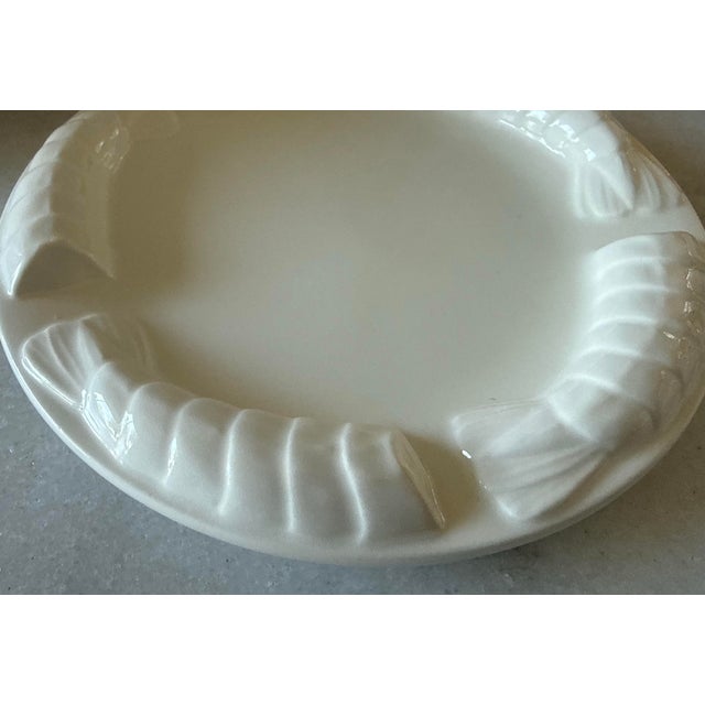 Ceramic Set of 4 Vintage Coastal Shafford "Sea Fare" Shrimp Tail Bowls, Small Plates and Forks For Sale - Image 7 of 18
