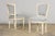 Early 20th Century Set of 6 French Louis XVI Painted Dining Chairs in Dusty Blue, Early 20th Century For Sale - Image 5 of 18