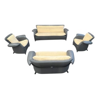 22-C Living Room Set from De Sede, 1970s, Set of 4 For Sale