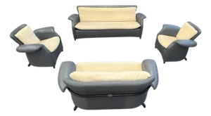 22-C Living Room Set from De Sede, 1970s, Set of 4