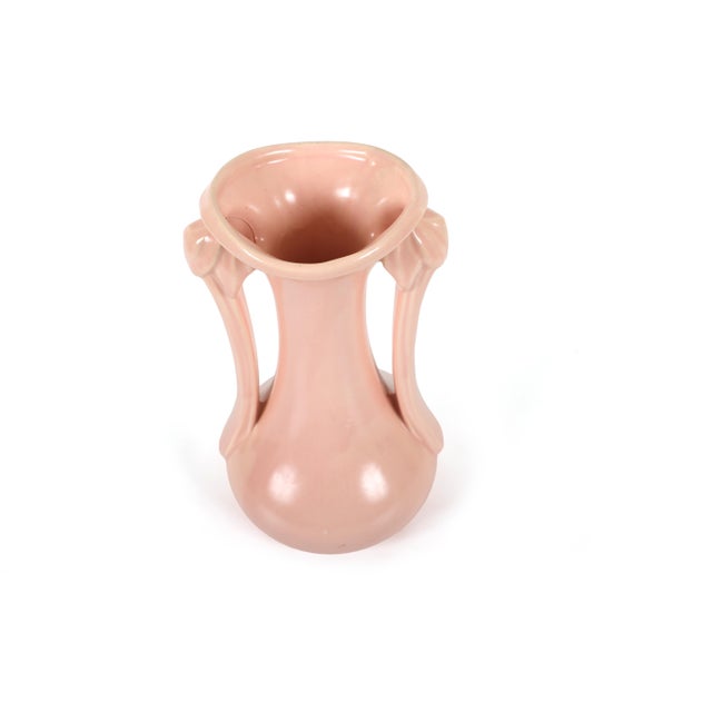 Set of 5 Vintage McCoy Vases in a Pink Matt Glaze For Sale - Image 14 of 18