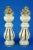 Art Nouveau Ceramic Columns with Miniature Vases and Flowers from Bassano Nove Factory, Italy, Late 19th Century, Set of 2 For Sale - Image 4 of 18