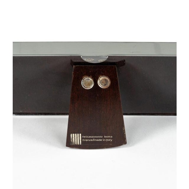 Mid-Century Steel Picture Frame attributed to Felice Antonio Botta, Italy, 1970s For Sale - Image 13 of 15