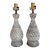 Mid Century Modern Splatter Glazed Swirl Table Lamps - A Pair For Sale
