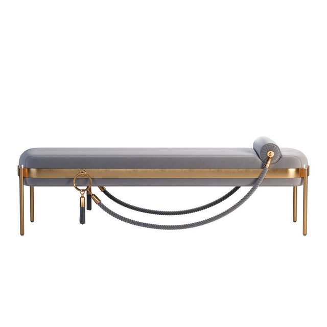 Not Yet Made - Made To Order Ginger Bench by Ottiu For Sale - Image 5 of 16