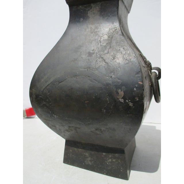 Chinese Han Bronze Wine Vessel 18th/19th For Sale - Image 4 of 9