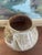 Rustic Studio Pottery Vase With Incised Design and Earth-Toned Glaze, Signed Base. For Sale - Image 3 of 5