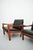 Wood Easy Chairs by Illum Wikkelsø for Niels Eilersen, 1950s, Set of 2 For Sale - Image 7 of 18