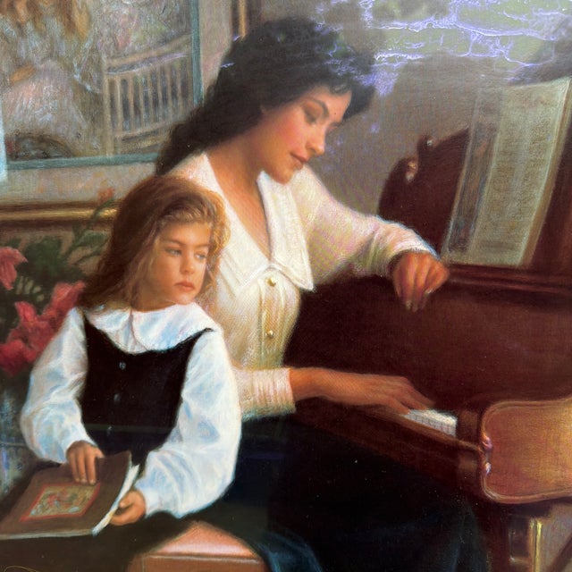 Realism 1990s Robert Alan Olson Signed & Numbered "Evening Calm" Lithograph – Framed 1352 of 4668 For Sale - Image 3 of 3
