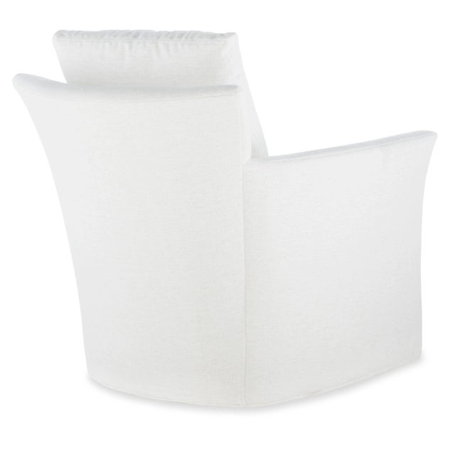 Transitional Century Furniture Stocked Hunter Swivel Chair For Sale - Image 3 of 6